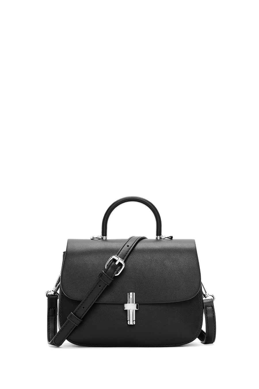 Women's Black Long Strap Classic Shoulder Bag 25ABD280118 | Derimod