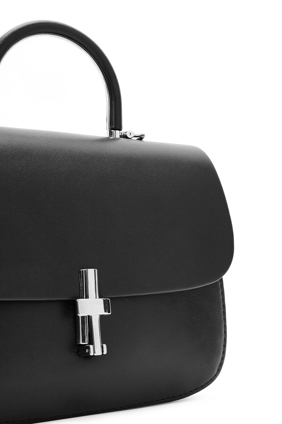 Women's Black Long Strap Classic Shoulder Bag