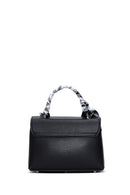 Women's Black Long Strapped Mini Crossbody Bag with Accessories | Derimod