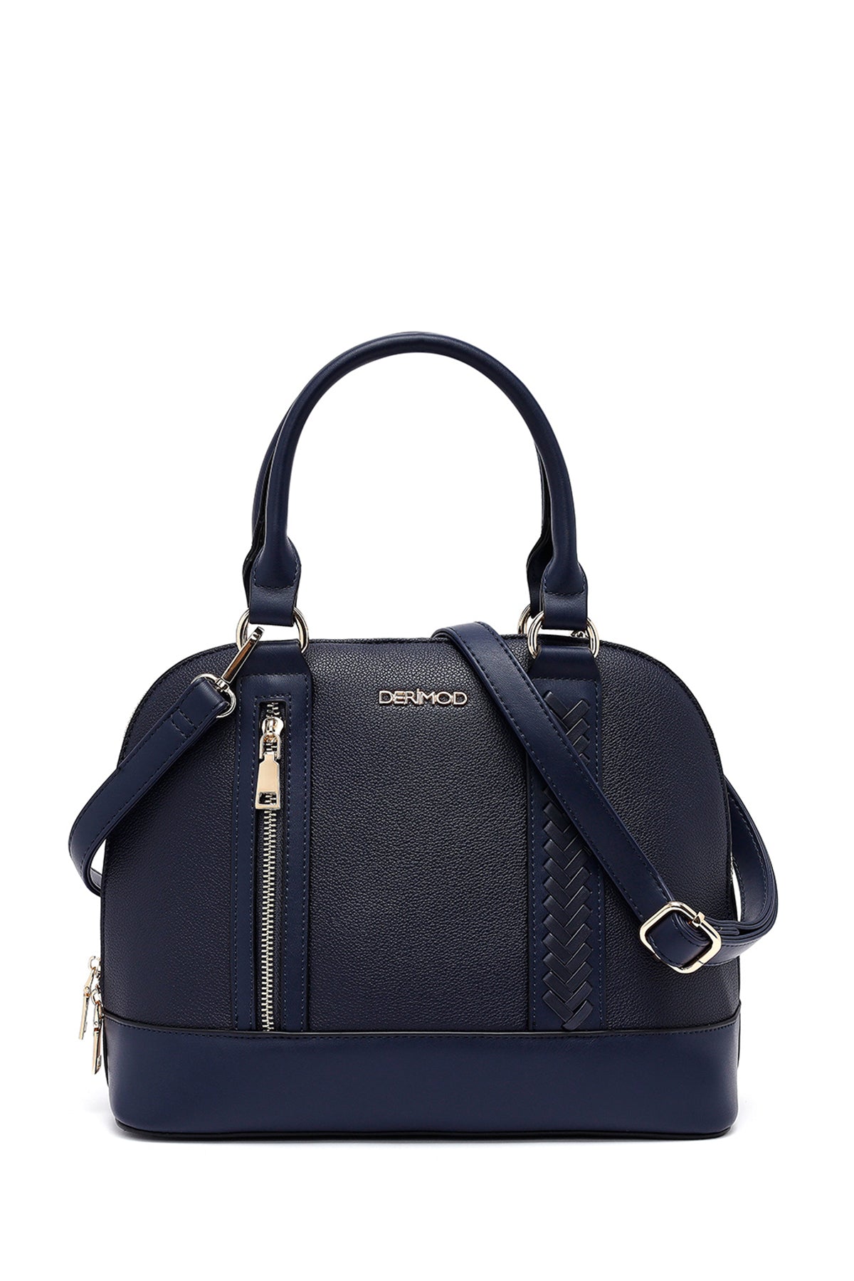 Woman Navy Blue Long Strap Classic Shoulder Bag 25ABD2809FT | Derimod