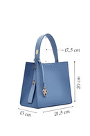 Kadın Mavi Aksesuarlı Kol Çantası | Derimod