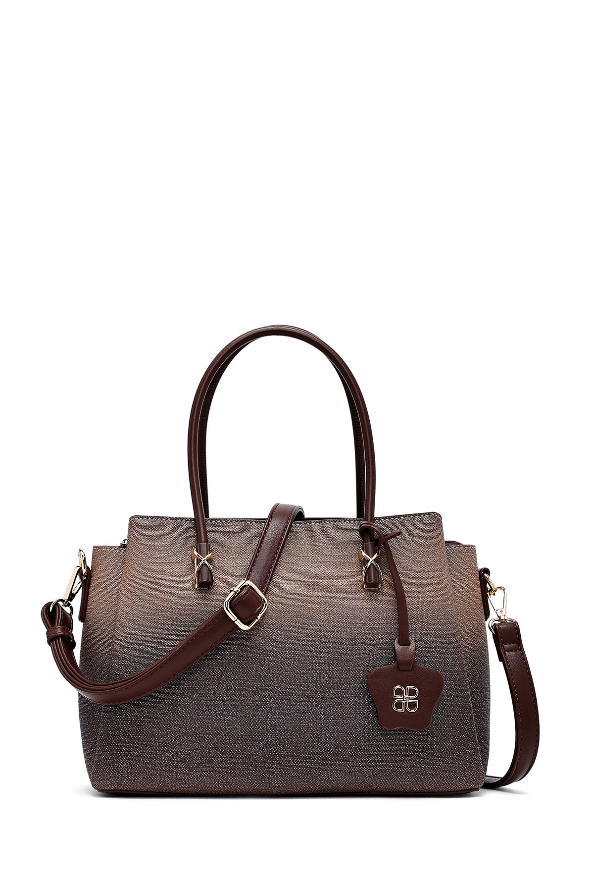 Kadın Kahverengi Uzun Askılı Baskılı Kol Çantası 25ABD281226 | Derimod