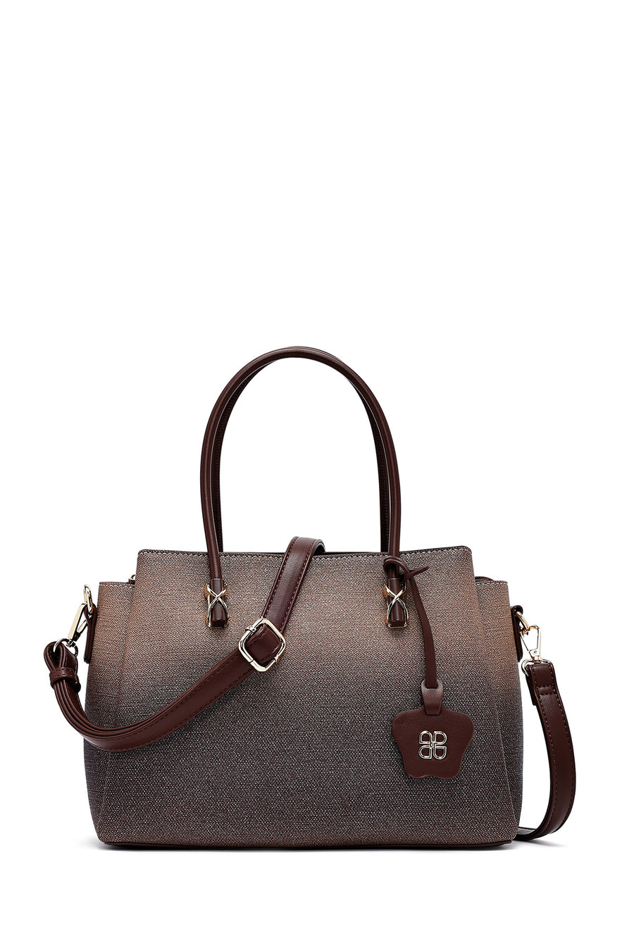 Woman Brown Long Strap Printed Handbag 25ABD281226 | Derimod