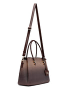 Kadın Kahverengi Uzun Askılı Baskılı Kol Çantası | Derimod