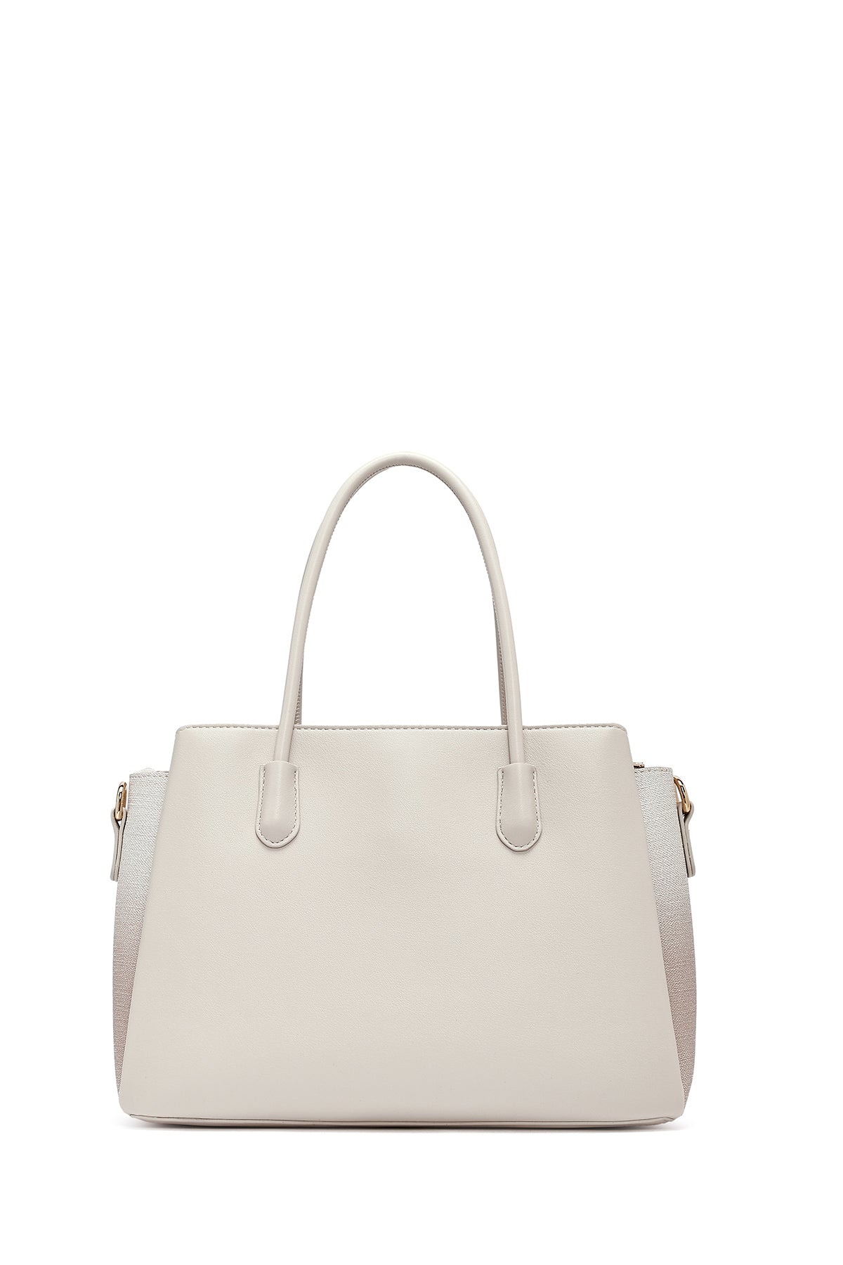 Kadın Krem Uzun Askılı Baskılı Kol Çantası