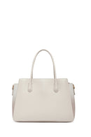 Kadın Krem Uzun Askılı Baskılı Kol Çantası | Derimod