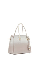 Kadın Krem Uzun Askılı Baskılı Kol Çantası | Derimod