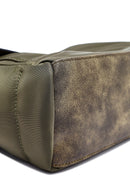 Kadın Haki Uzun Askılı Kumaş Omuz Çantası | Derimod