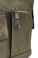 Kadın Haki Uzun Askılı Kumaş Omuz Çantası | Derimod