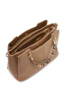 Women's Beige Long Strapped Accessorized Handbag | Derimod