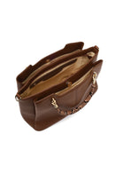 Women's Brown Long Strap Accessorized Shoulder Bag | Derimod