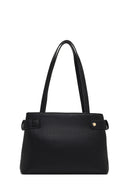 Women's Black Long Strapped Accessorized Shoulder Bag | Derimod
