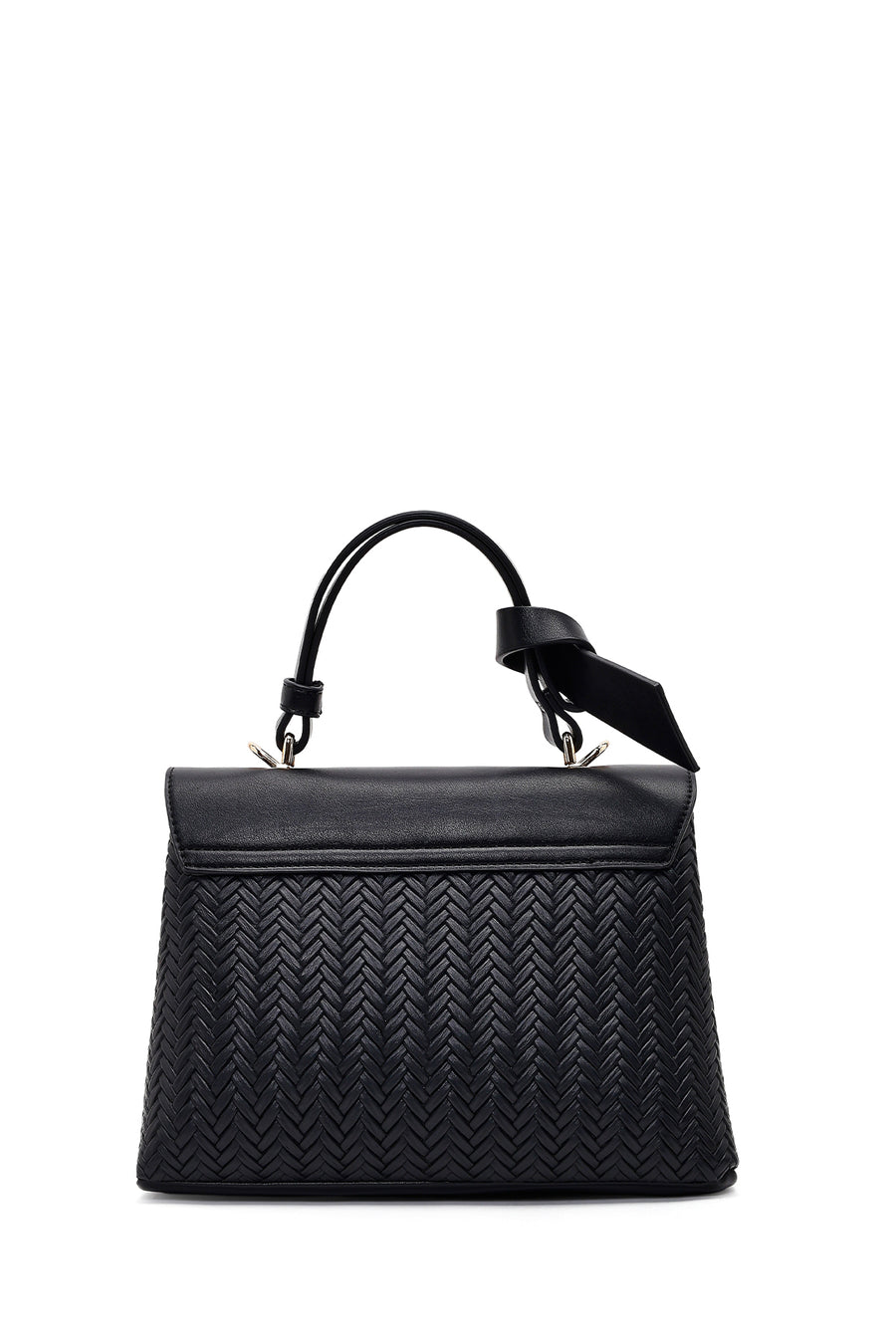 Women's Black Long Strap Classic Shoulder Bag