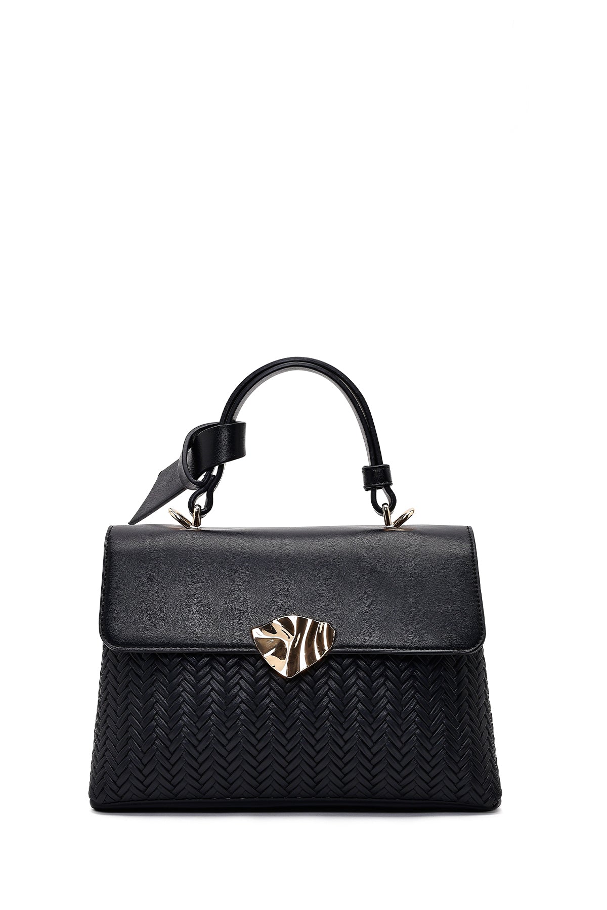 Kadın Siyah Uzun Askılı Klasik Kol Çantası