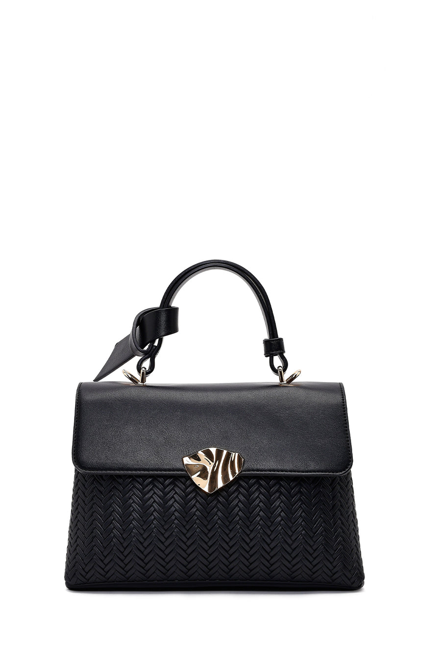 Women's Black Long Strap Classic Shoulder Bag