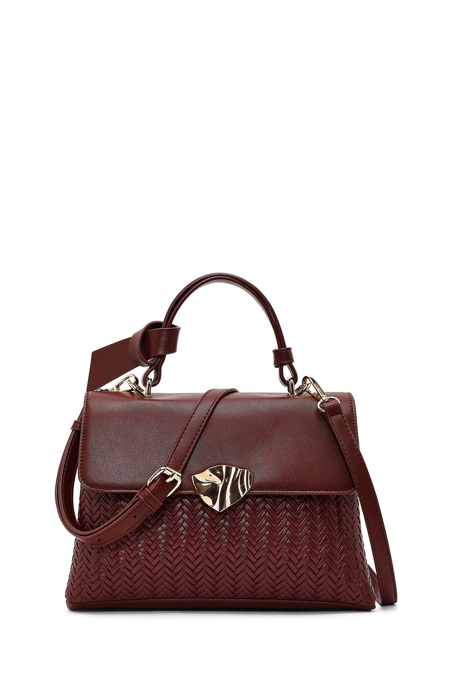 Women's Brown Long Strap Classic Shoulder Bag 25ABD284614 | Derimod