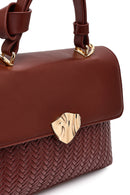 Women's Brown Long Strap Classic Shoulder Bag | Derimod