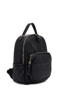 Women's Black Printed Backpack | Derimod
