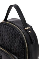 Women's Black Printed Backpack | Derimod