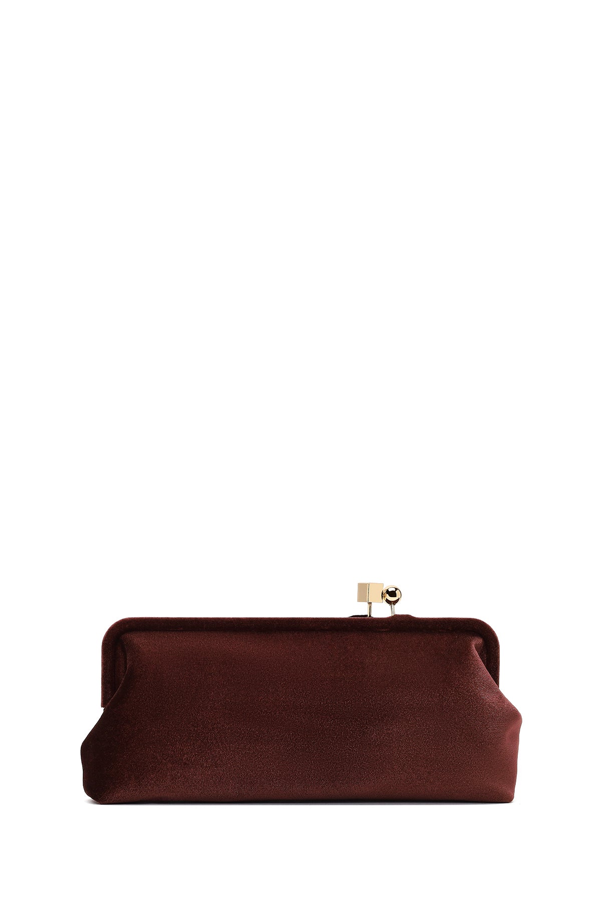 Kadın Kahverengi Uzun Askılı Kadife Portföy Çanta