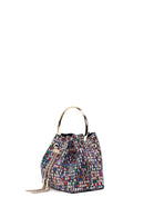 Kadın Çok Renkli Taşlı Mini Abiye Kol Çantası | Derimod