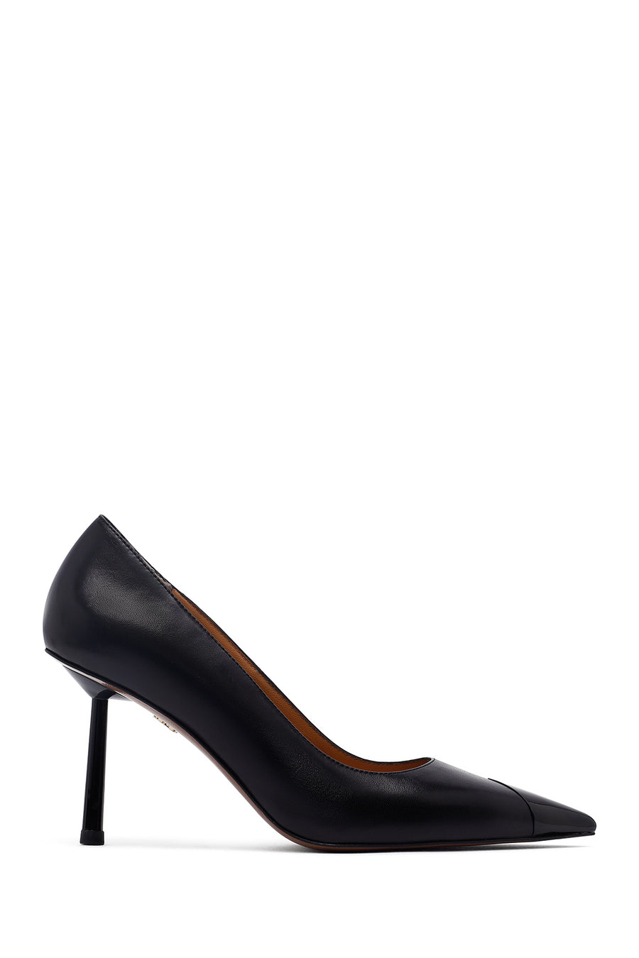 Kadın Siyah İnce Topuklu Deri Stiletto 25AFD100918 | Derimod