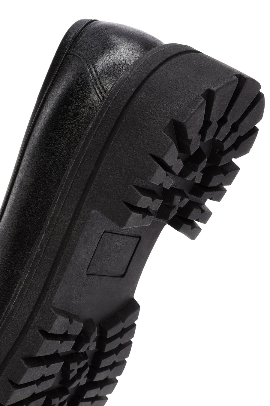 Derimod Gritti Kadın Siyah Toka Detaylı Deri Maskülen Loafer