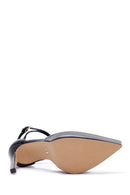 Kadın Siyah Bilekten Tokalı Platform Yüksek Topuklu Rugan Deri Ayakkabı | Derimod