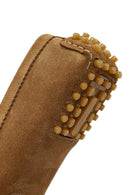 Kadın Taba Süet Deri Loafer | Derimod