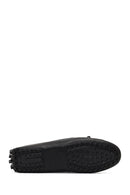 Women's Black Leather Loafer | Derimod