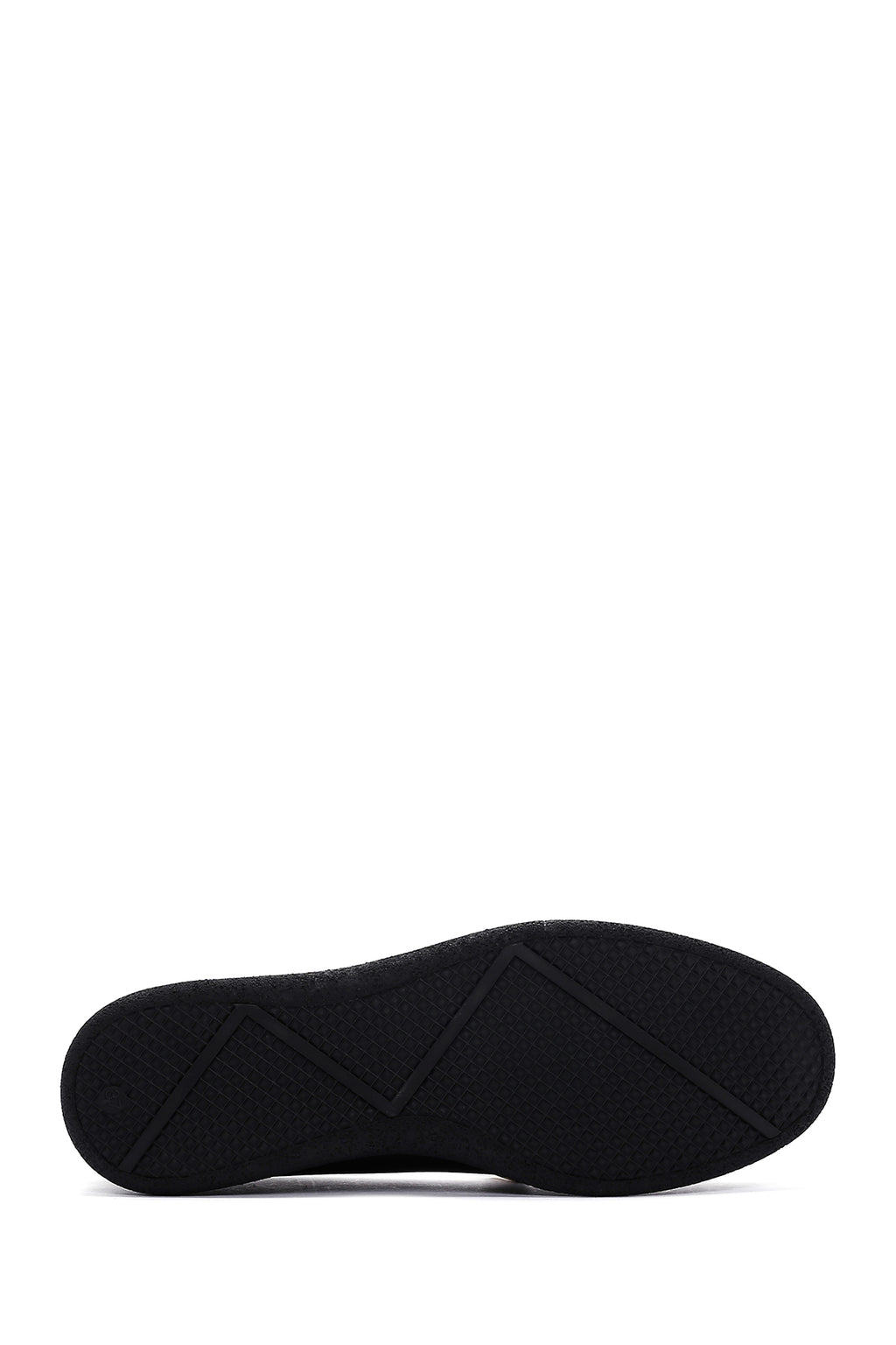 Kadın Siyah Püsküllü Deri Comfort Loafer