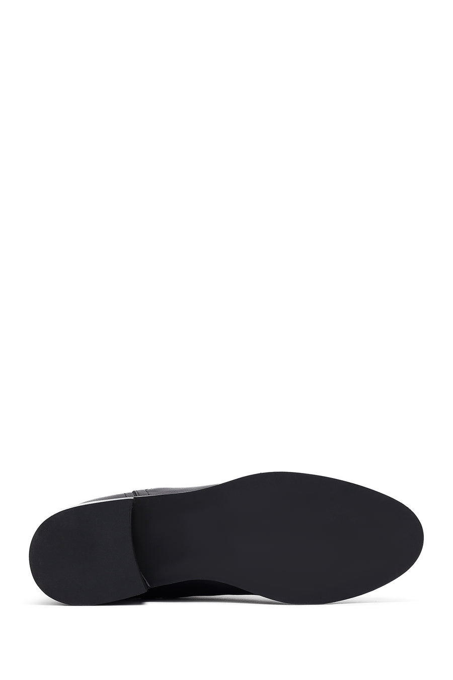 Woman Siyah Leather Chelsea Bot