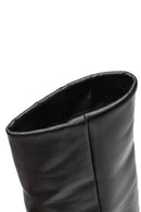 Kadın Siyah İnce Topuklu Deri Bot | Derimod