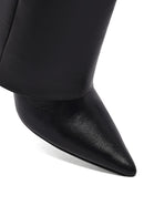 Kadın Siyah İnce Topuklu Deri Bot | Derimod