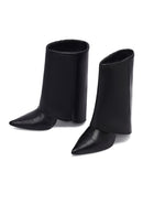 Kadın Siyah İnce Topuklu Deri Bot | Derimod