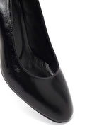 Kadın Siyah Kalın Topuklu Deri Ayakkabı | Derimod