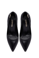 Kadın Siyah İnce Topuklu Deri Stiletto | Derimod