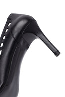 Kadın Siyah İnce Topuklu Deri Stiletto | Derimod