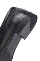 Kadın Siyah Deri Maskülen Loafer | Derimod