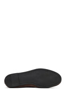 Women's Mink Buckled Suede Leather Loafer | Derimod