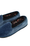 Women's Blue Fabric Loafer | Derimod