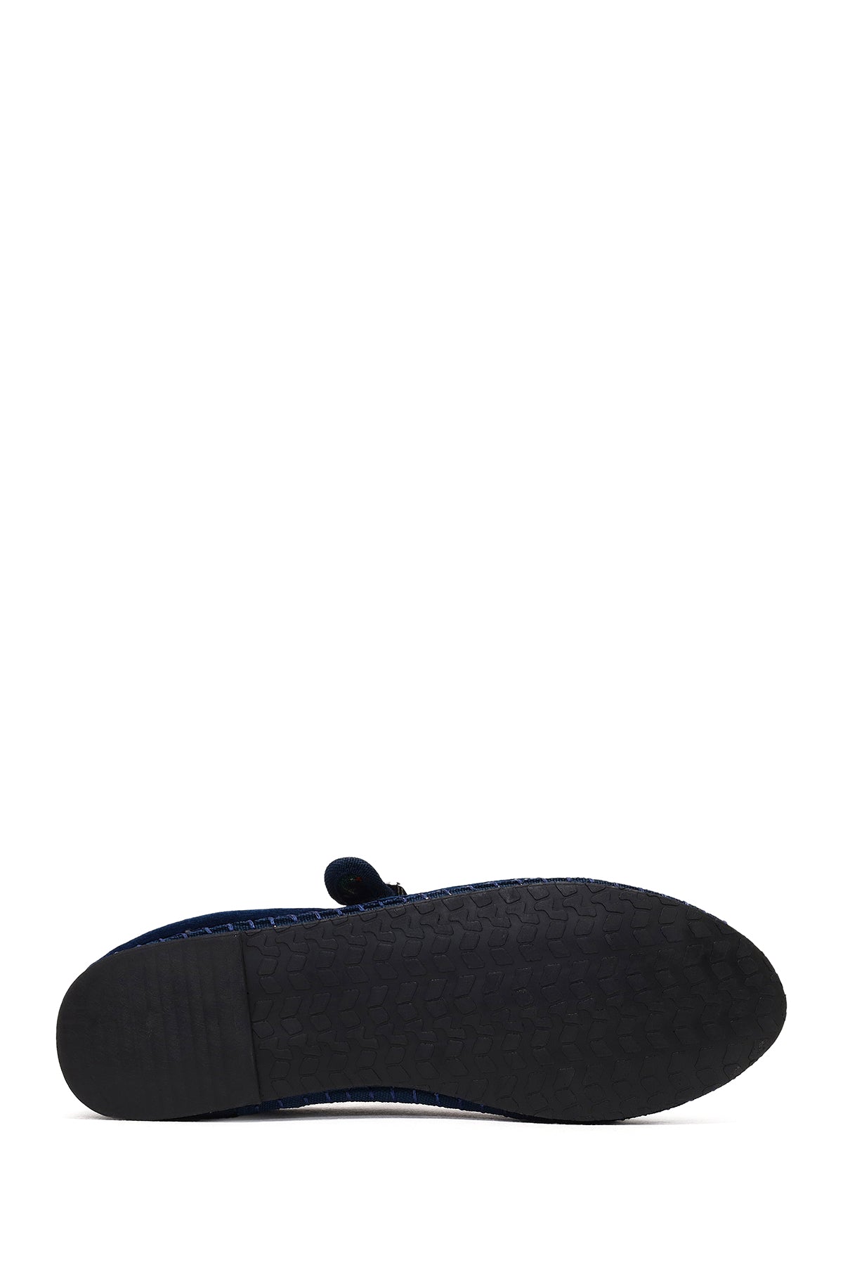 Kadın Lacivert Tokalı Kumaş Babet