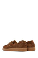 Women's Tan Lace-Up Suede Leather Casual Shoes | Derimod