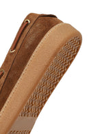 Women's Tan Lace-Up Suede Leather Casual Shoes | Derimod