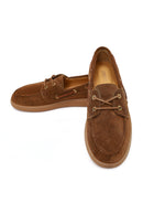 Women's Tan Lace-Up Suede Leather Casual Shoes | Derimod