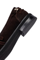 Kadın Kahverengi Tokalı Süet Deri Loafer | Derimod