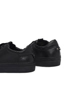 Kadın Siyah Bağcıklı Deri Sneaker | Derimod