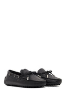 Kadın Siyah Püsküllü Deri Loafer | Derimod