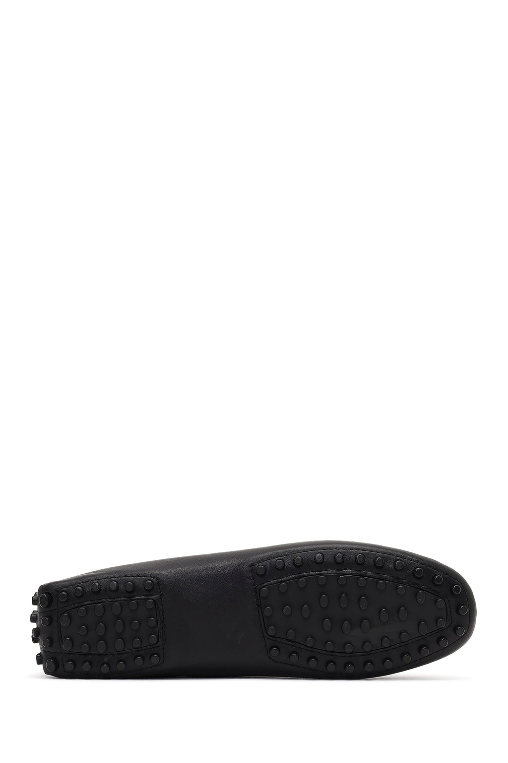 Kadın Siyah Püsküllü Deri Loafer