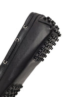 Kadın Siyah Püsküllü Deri Loafer | Derimod